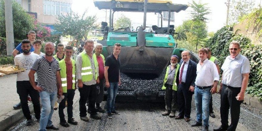 Başkan Gümrükçüoğlu Tanjant Yolu’ndaki çalışmaları denetledi