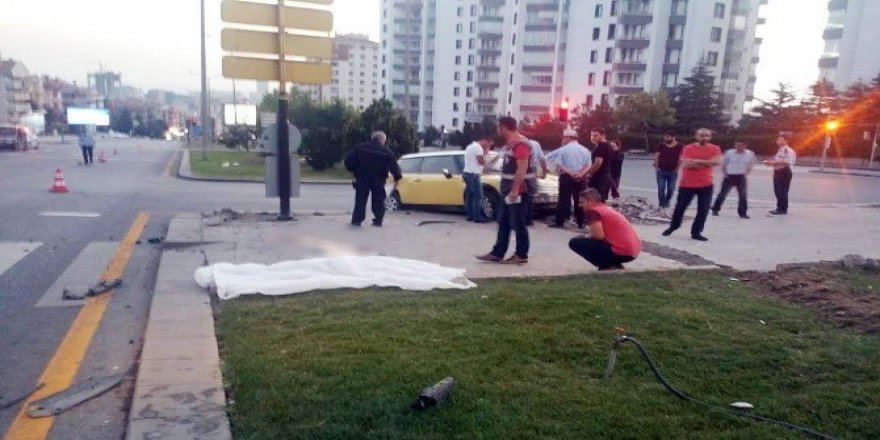 Ankara’da trafik kazası: 1 ölü