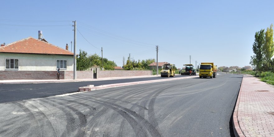 Şehir hastanesi için yeni güzergahlar asfaltlanıyor