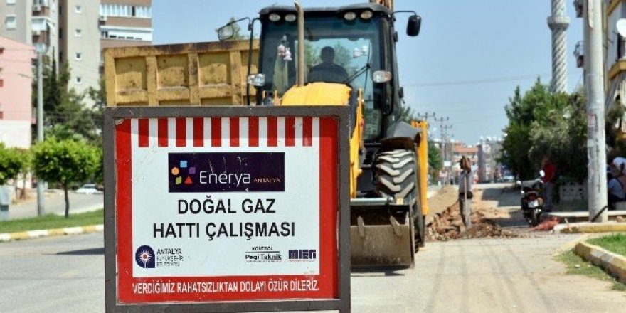 Kepez’de, Gülveren ve Yeşilyurt mahallesine doğalgaz