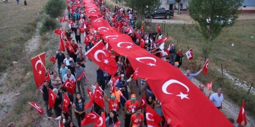 12. Gökbel Yaylası Güreşleri ‘Demokrasi Yürüyüşü’ ile başladı