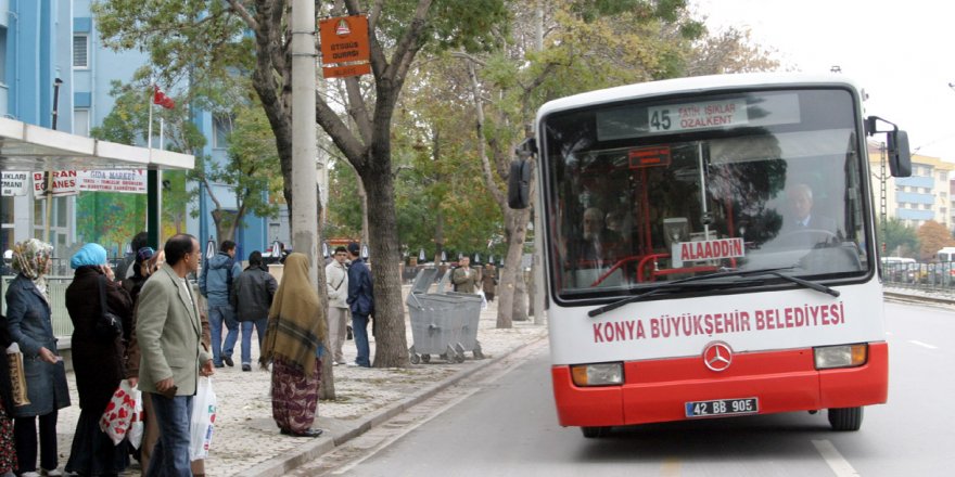 Konya Büyükşehir’den toplu ulaşım duyurusu