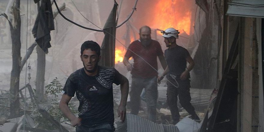 Halep'te sivil yerleşim yerine bombalı saldırı: 10 ölü, 30 yaralı