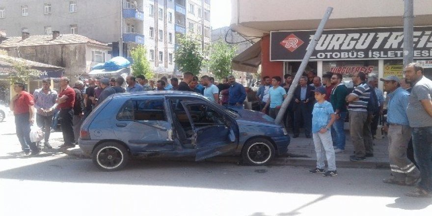 Kars’ta trafik kazası: 1 yaralı