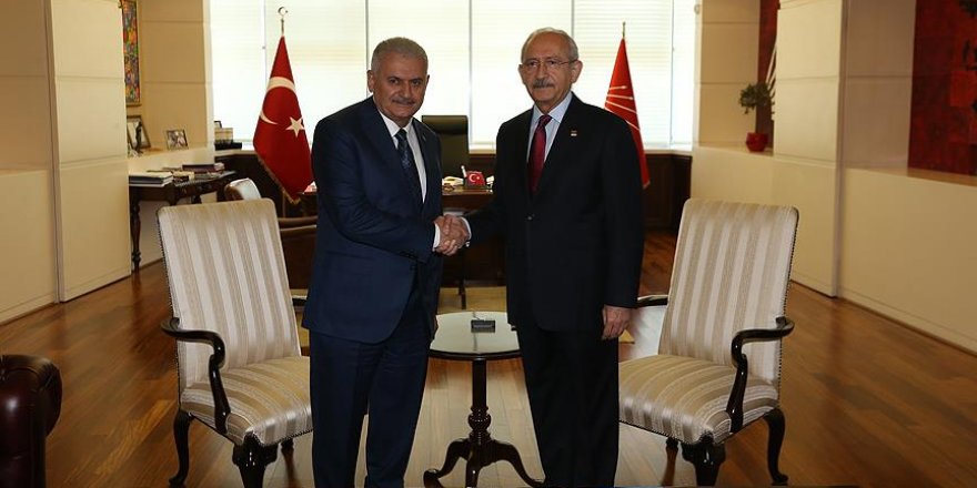Başbakan Yıldırım, CHP Genel Merkezi’nde