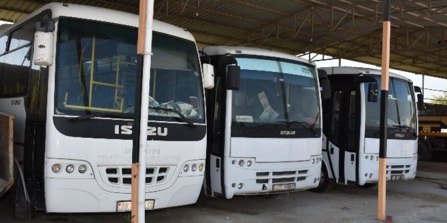 Büyükşehire verilen 3 otobüs Nazilli Belediyesi’ne devredildi