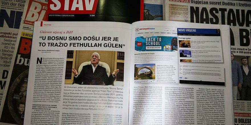 Bosna Hersek basını FETÖ'nün örgütlenmesini yazdı