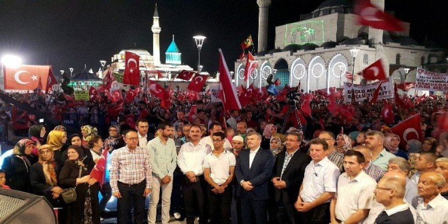 Konya nöbete devam ediyor
