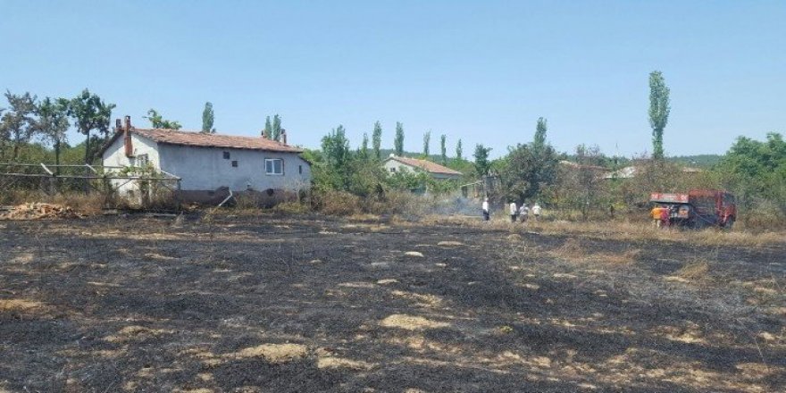 Alıç köyünde yangın