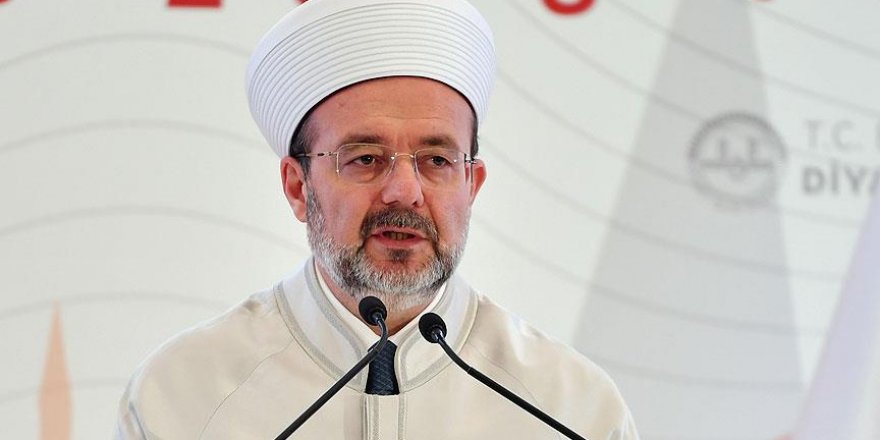 Diyanet İşleri Başkanı Mehmet Görmez'den FETÖ açıklaması