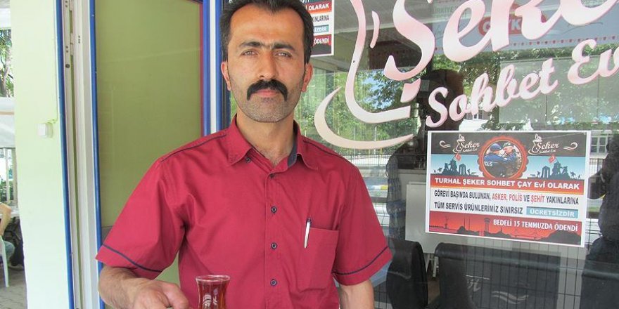 Polis, asker ve şehit yakınlarına ücretsiz ikram