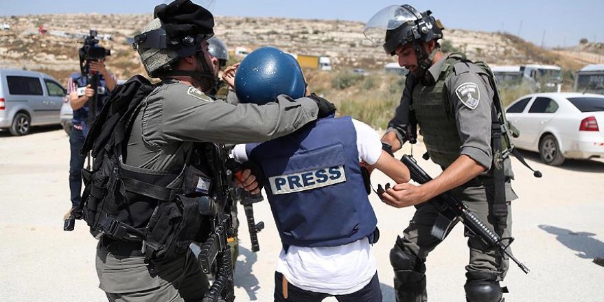 İsrail güçlerinden gazetecilere sert müdahale