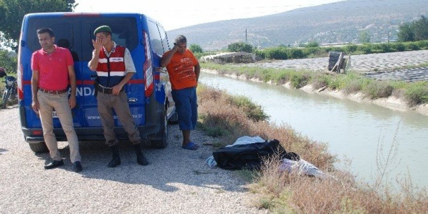 Sulama kanalına düşen motosiklet sürücüsü boğuldu