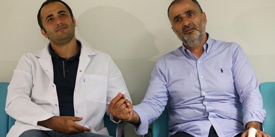 Yardıma koşarken yaralandığını bile fark etmedi