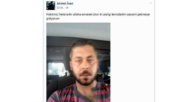 İşlediği cinayeti selfie ile duyurdu