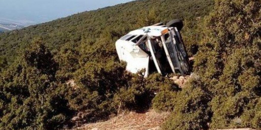 Şarampole uçan otomobilin sürücüsü öldü