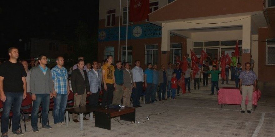 Çatak’ta demokrasi nöbeti devam ediyor