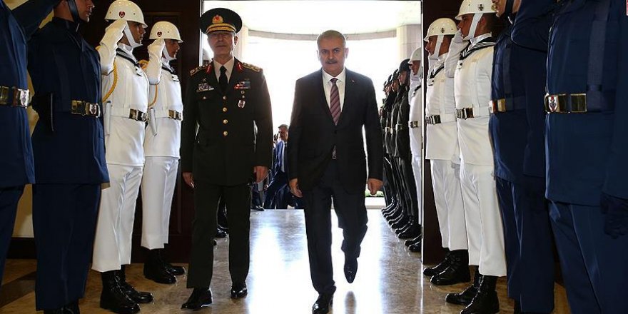 Yıldırım darbe girişimi sonrasında ilk kez Genelkurmay karargahında