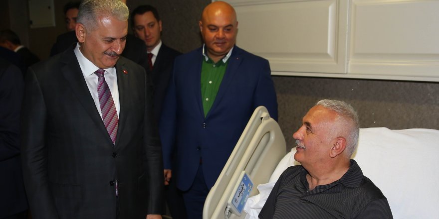 Başbakan Yıldırım'dan "geçmiş olsun" ziyareti