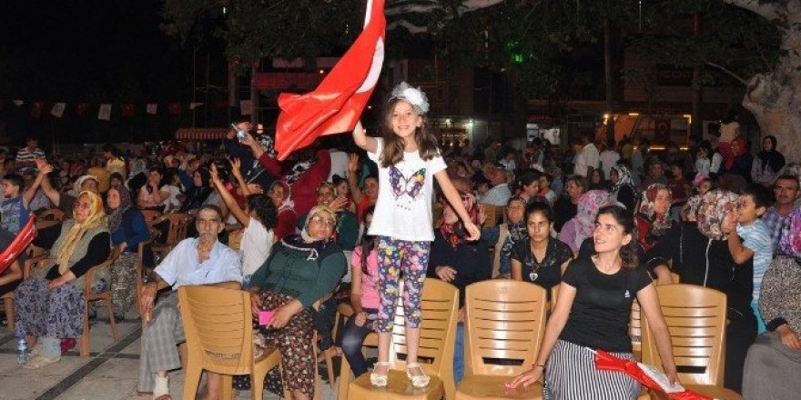 Bayır Bucak Türkmenleri de demokrasi nöbetine destek verdi