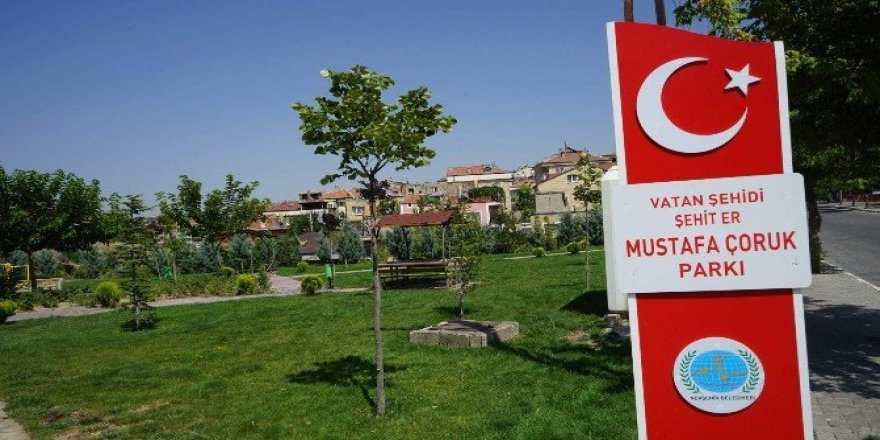 Şehitlerimiz parklarda yaşıyor