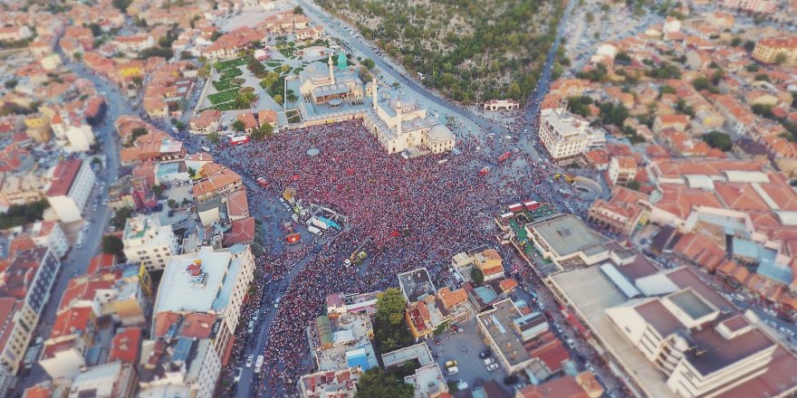 Yenikapı coşkusu Konya'ya yayıldı