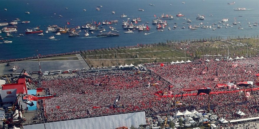 Tarihi Yenikapı Mitingi'ne kaç kişi katıldı?