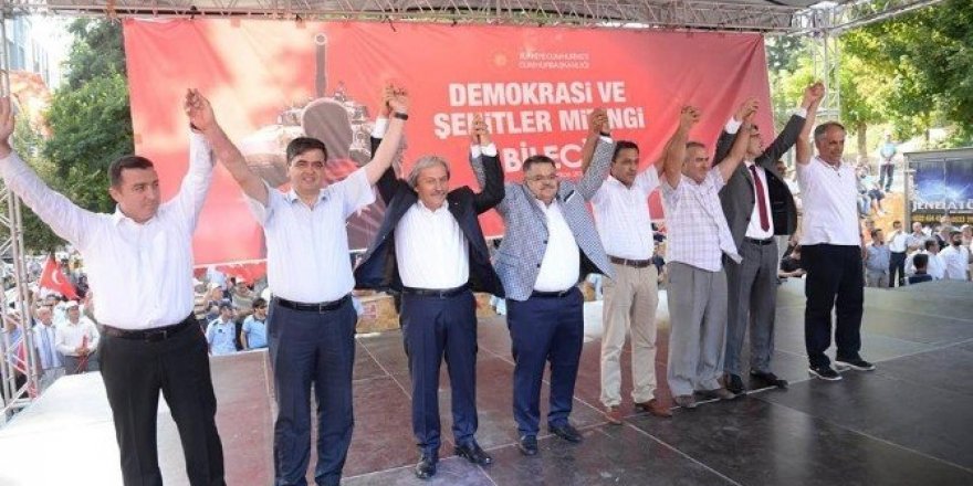 Pazaryeri halkından Demokrasi Nöbetine tam destek