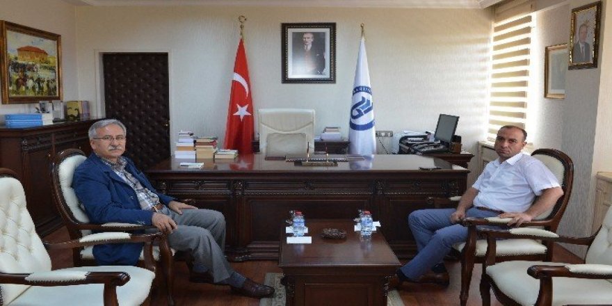 Ağır Ceza Mahkemesi Başkanı’ndan Rektör Kaplan’a ziyaret
