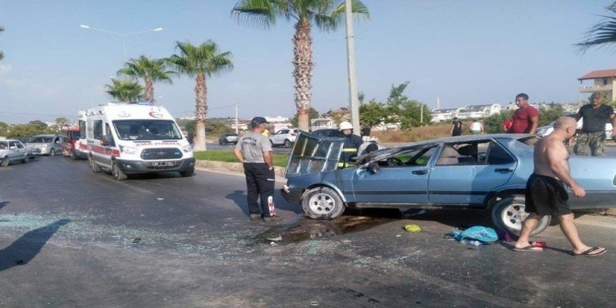 Antalya’da kaza: 2 yaralı