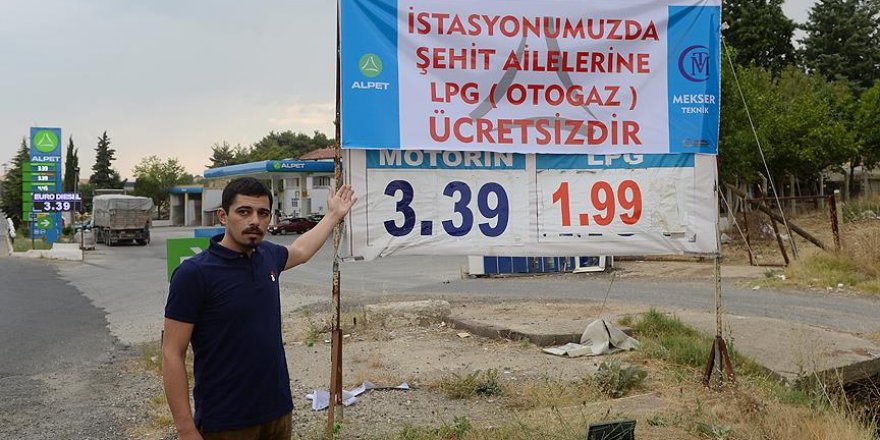 Şehit ailelerine ücretsiz otogaz