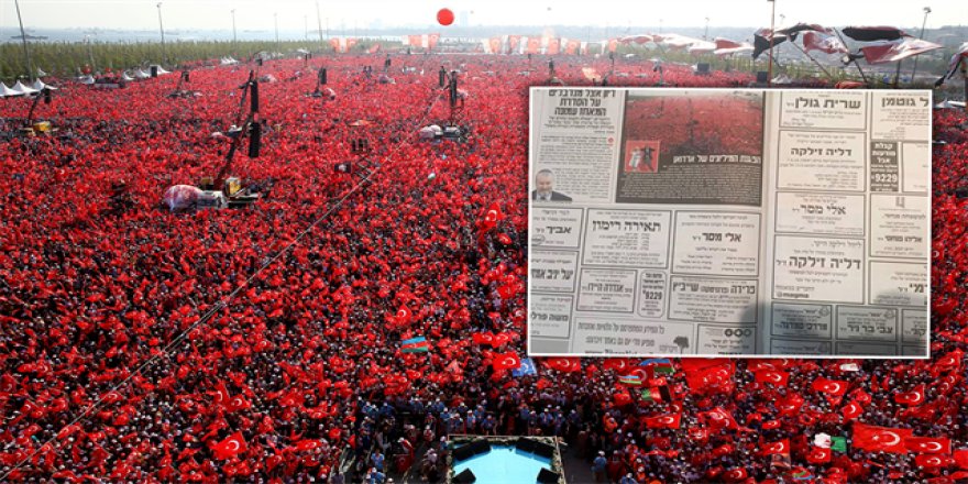 İsrail'den Yenikapı skandalı