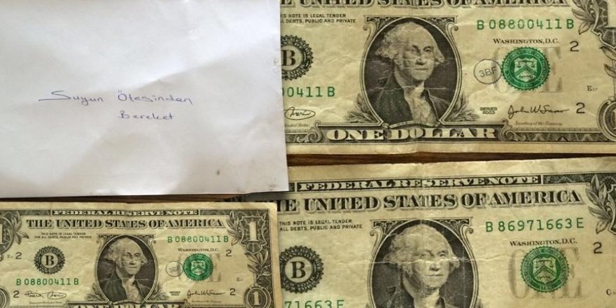 1 dolarların dağıtım şifresi: 'Suyun ötesinden bereket'