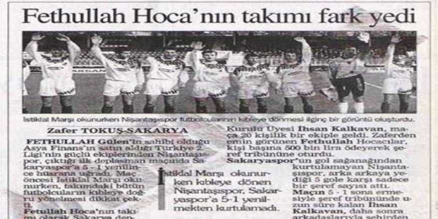 FETÖ spora da el atıp şike bile yapmış