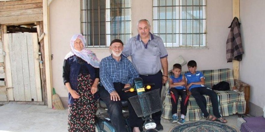 80 yaşında gurbetten gelen yaşam sevinci