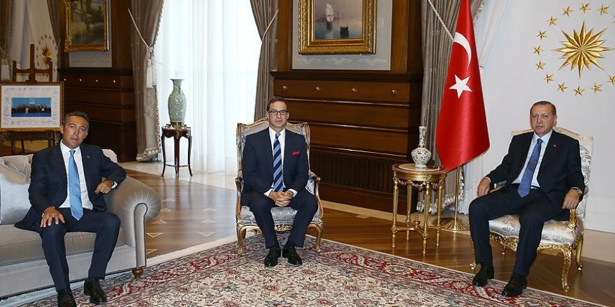 Erdoğan, Ömer Koç ve Ali Koç'u kabul etti