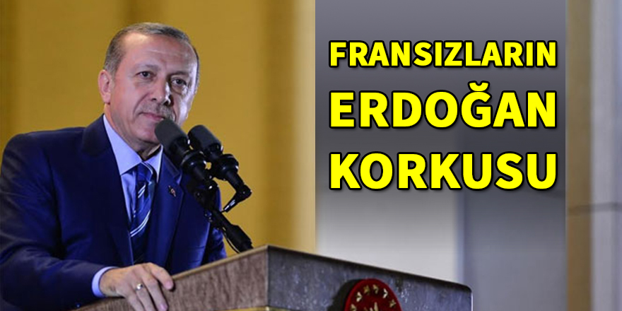 Fransızların Erdoğan korkusu