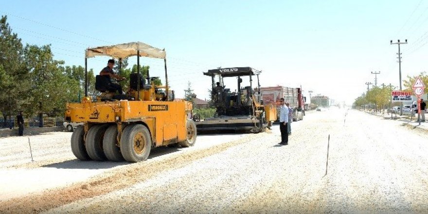 Büyükşehir’den Cihanbeyli Grup Yoluna 7 milyonluk yatırım