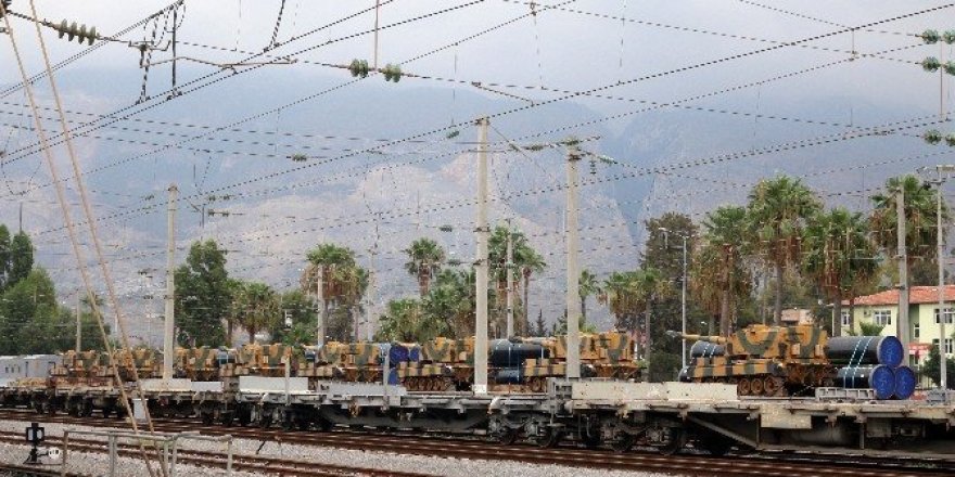 Darbecilerden kurtarılan 8 obüs tankı İskenderun’da