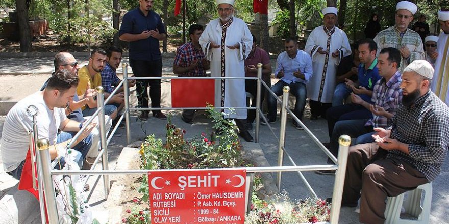 Şehit Halisdemir için 180 hatim