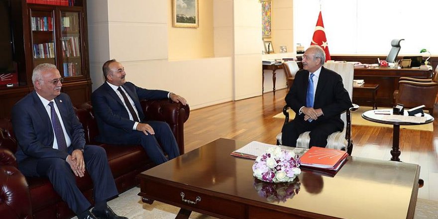Çavuşoğlu'ndan Kılıçdaroğlu'na ziyaret