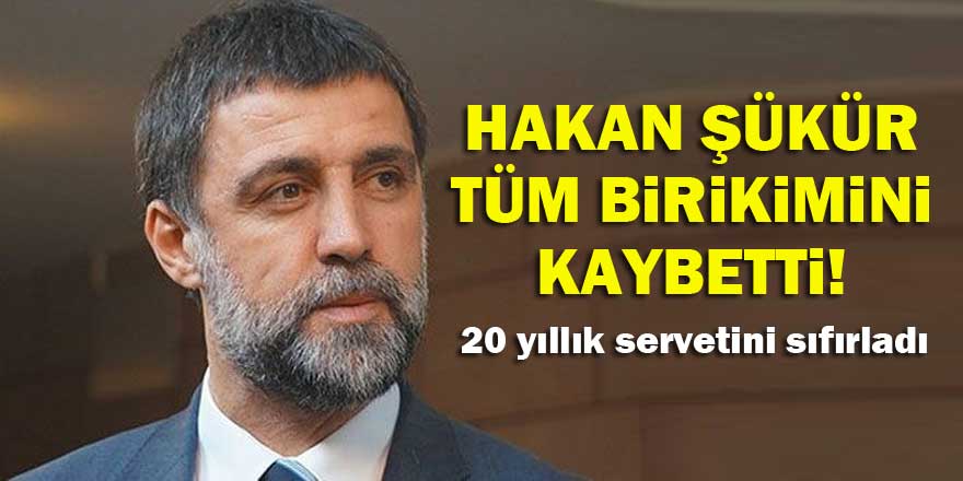 Hakan Şükür tüm birikimini kaybetti