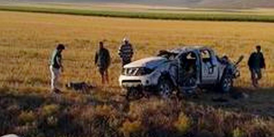 Suriyeli işçileri taşıyan kamyonet takla attı: 3 ölü, 1 yaralı