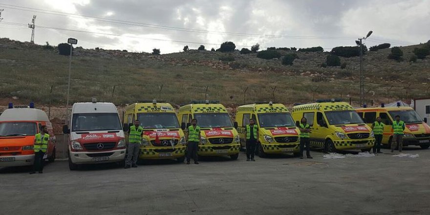'Halep'te ambulanslarımız vuruldu'