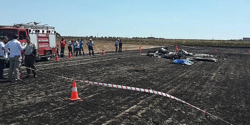 Tekirdağ’da sivil eğitim uçağı düştü: 2 ölü