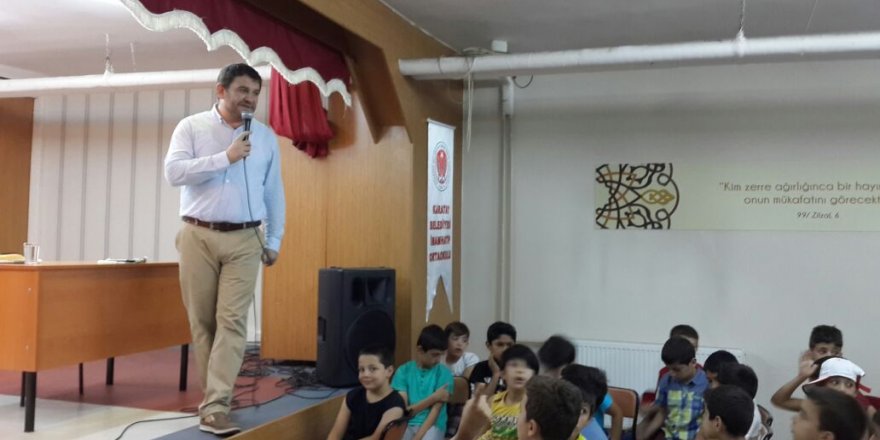 Lokman Koyuncuoğlu Genç KOMEK öğrencilerine seminer verdi