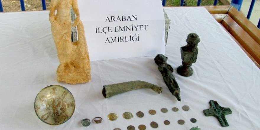 Araban’da 26 parça tarihi eser ele geçirdi