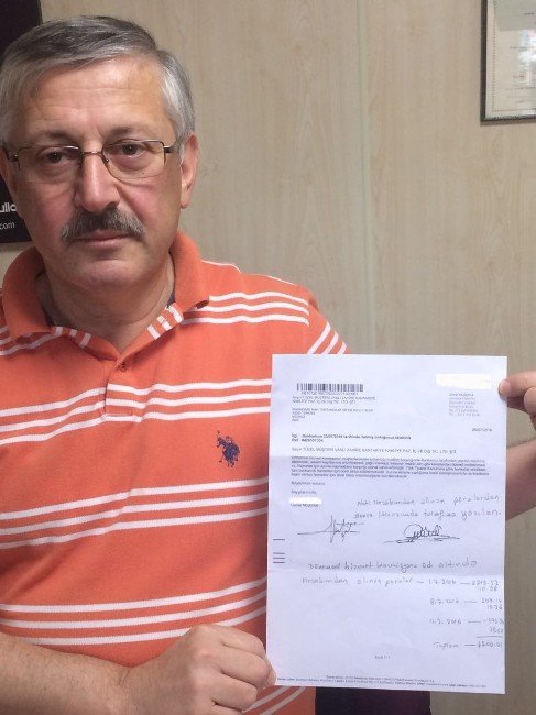 Rizeli iş adamının 4 bin 200 TL’lik ’dönemsel hizmet komisyonu’ tepkisi
