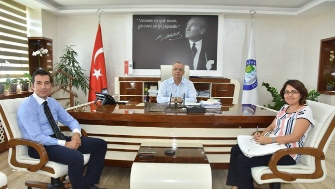 Banka Müdürü Pınar’dan Başkan Kayda’ya ziyaret