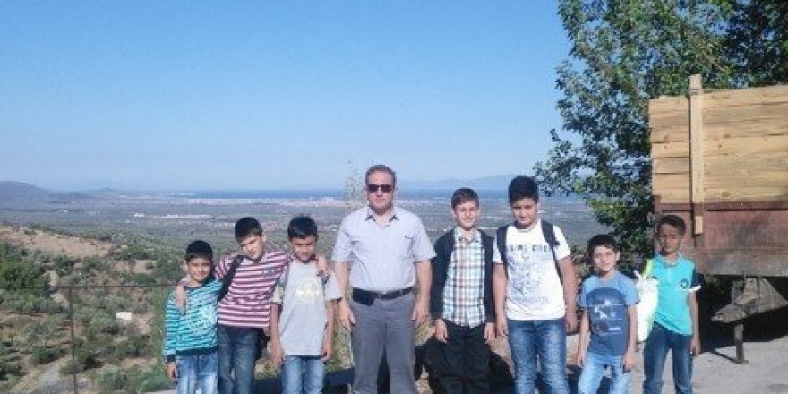 Dutlucalı öğrencilerin kamp sevinci